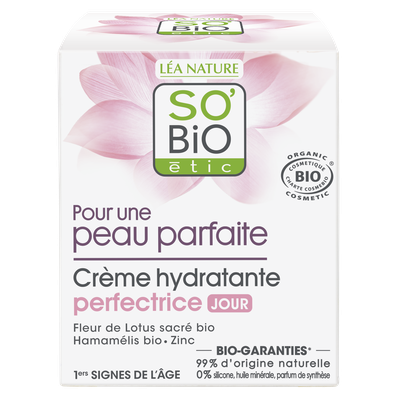 Perfecting hydrating cream Day - Pour une peau parfaite - So'bio étic - Face