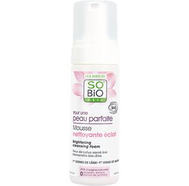 Mousse nettoyante éclat - Pour une peau parfaite - So'bio étic - Visage