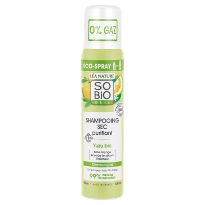 Shampooing Sec Purifiant - Yuzu bio - So'bio étic - Cheveux