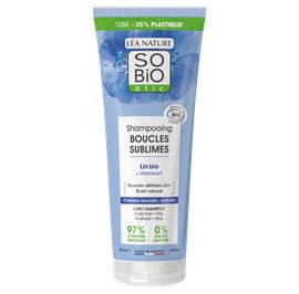 Shampooing Boucles Sublimes - Lin bio + vitamine F - So'bio étic - Cheveux