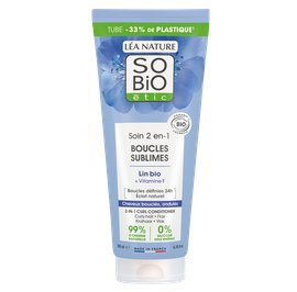 Soin 2 en 1  Boucles Sublimes - Lin bio + Vitamine F - So'bio étic - Cheveux
