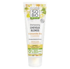 Shampooing Cheveux Blonds - Camomille bio + Jus de Citron - So'bio étic - Cheveux