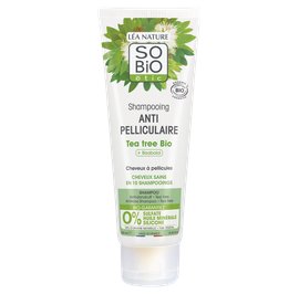 Shampooing Anti Pelliculaire - Tea tree Bio + Bisabolol - So'bio étic - Cheveux