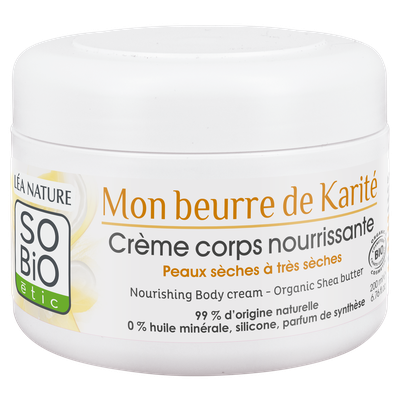 Crème corps nourrissante - Mon beurre de Karité - So'bio étic - Corps