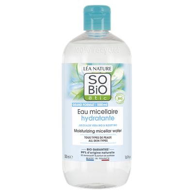 Cleansing micellar lotion, all skin types - So'bio étic - Face