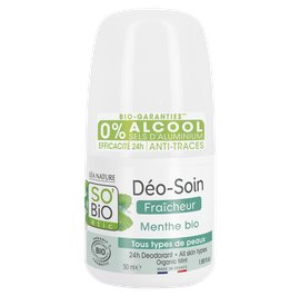 24h deodorant - Organic mint - All skin types - So'bio étic - Hygiene