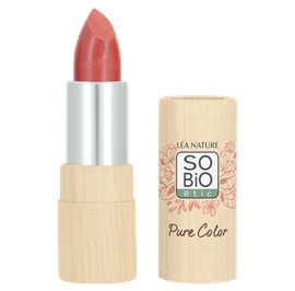Rouge à lèvres, Pure Color - 10 corail lumière - satiné - So'bio étic - Maquillage