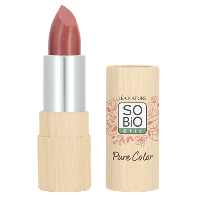 Rouge à lèvres, Pure Color - 12 bois de rose - satiné - So'bio étic - Maquillage