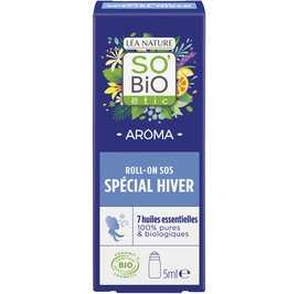 Roll-on SOS spécial hiver, aux 7 huiles essentielles bio - So'bio étic - Santé - Massage et détente