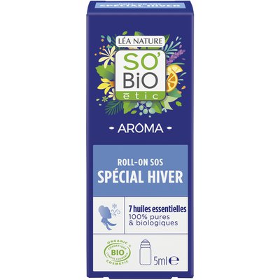 Roll-on SOS spécial hiver, aux 7 huiles essentielles bio - So'bio étic - Santé - Massage et détente
