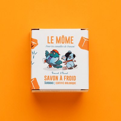 Le Môme | ​Le Pavé de Paris Enfants | Savon à froid surgras - Atelier Populaire - Hygiène - Bébé / Enfants