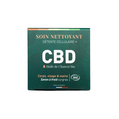 ​​​Soin Nettoyant Détente Cellulaire + CBD | Savon à froid surgras - Atelier Populaire - Hygiène