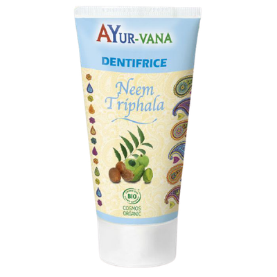 Dentifrice Neem & Triphala - AYURVANA - Hygiène