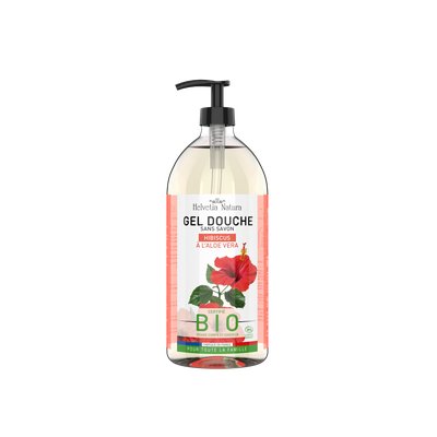 Helvetia Natura® Gel Douche Aloe vera Hibiscus - HELVETIA NATURA - Hygiène