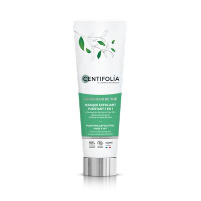 Masque exfoliant purifiant 3 en 1 FRAICHEUR DE THE - Centifolia - Visage