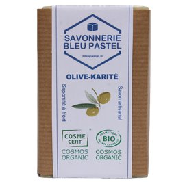 Pain de savon Olive/Karité - Bleu Pastel - Hygiène