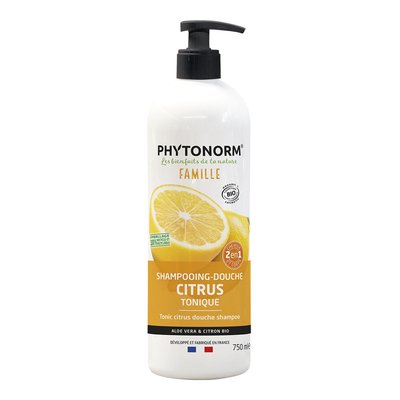 Shampoing-douche citrus  tonique - PHYTONORM - Cheveux
