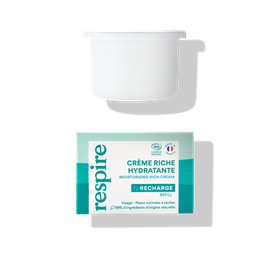 Recharge Crème Visage Riche Hydratante - RESPIRE - Santé
