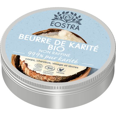 Beurre de Karité non raffiné - EOSTRA - Visage - Cheveux - Corps