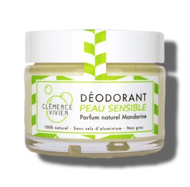 Déodorant Naturel Peau Sensible Mandarine - Clémence & Vivien - Hygiène