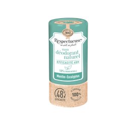 Mon déodorant naturel MENTHE EUCALYPTUS - RESPECTUEUSE - Hygiène