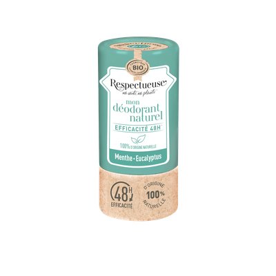 Mon déodorant naturel MENTHE EUCALYPTUS - RESPECTUEUSE - Hygiène