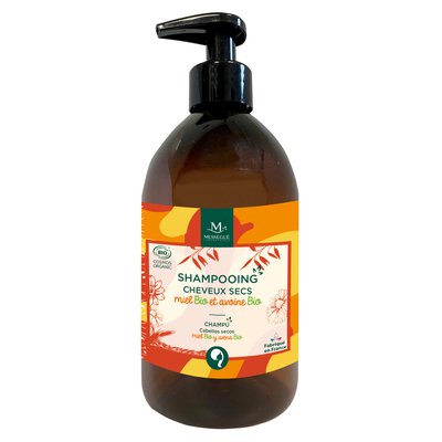 Shampooing - cheveux secs - miel Bio & Avoine Bio - messegue - Cheveux