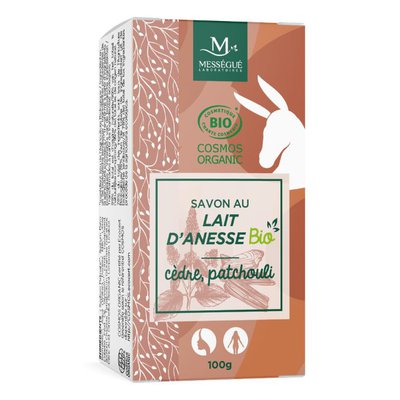 Donkey milk soap cedar and patchouli - Laboratoires Mességué - Hygiene