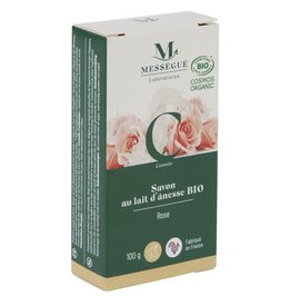 image produit SAVON AU LAITS D'ÂNESSE  - ROSE 