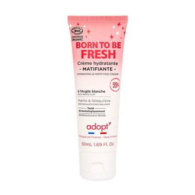 Hydrating & matifying face cream Born to be fresh - Adopt' - Face