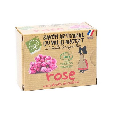 savon artisanal à la ROSE - ARGASOL - Hygiène