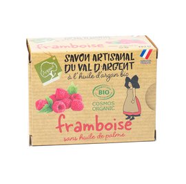 savon artisanal à la FRAMBOISE - ARGASOL - Hygiène