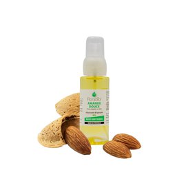 Sweet almond Vegetable Oil - FLORABIOL - Face - Hair - Baby / Children - Massage and relaxation - Diy ingredients - Body