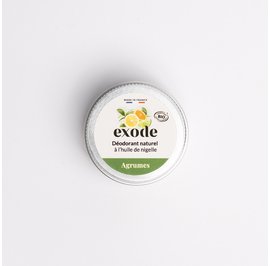 Mini déodorant à l'huile de nigelle parfum agrumes - EXODE - Hygiène