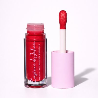 HUILE À LÈVRES SOIN  – TEINTE GRENADE - Eugénie de Jaham - Maquillage Naturel Français - Maquillage