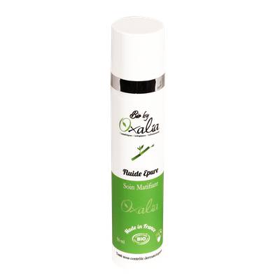 Fluide Matifiant Bio By Oxalia 50 Ml - Soin Visage Peaux Grasses, Sans Alcool, Péremption 02/23