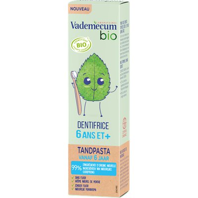 Dentifrice Mint 6+ - Vademecum Bio - Hygiène