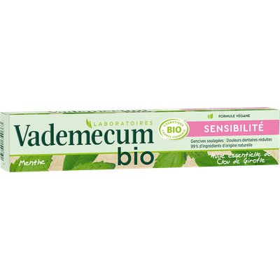 Dentifrice Sensibilité - Vademecum Bio - Hygiène
