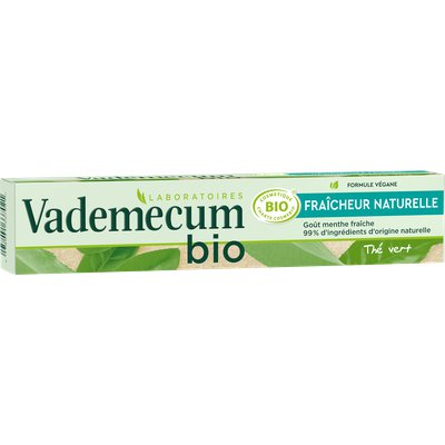 Dentifrice fraîcheur naturelle - Vademecum Bio - Hygiène