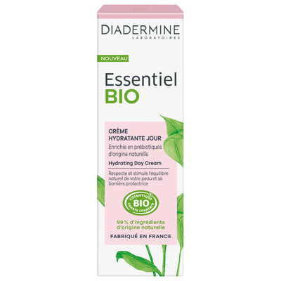 Crème hydrante jour - Diadermine Essentiel Bio - Visage