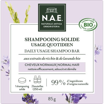 Shampooing Solide Usage Quotidien - N.A.E. - Cheveux