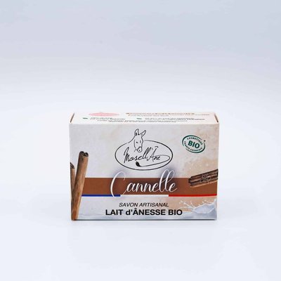 Savon Artisanal au lait d'ânesse et Cannelle - MOSELL ÂNE - Hygiène