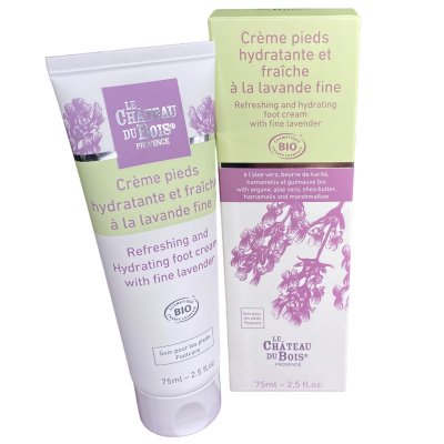 Refreshing and hydrating foot cream with fine lavender - Le Château du Bois Provence - Body