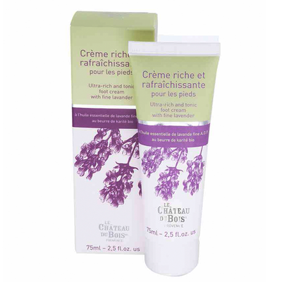 Ultra-Rich And Tonic Foot Cream With Fine Lavender - Le Château du Bois Provence - Body
