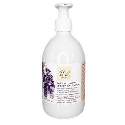 Nourishing Body Lotion For A Smooth Effect With Fine Lavender - Le Château du Bois Provence - Body