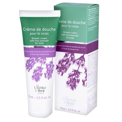 Shower Cream With Fine Lavender For Body - Le Château du Bois Provence - Hygiene