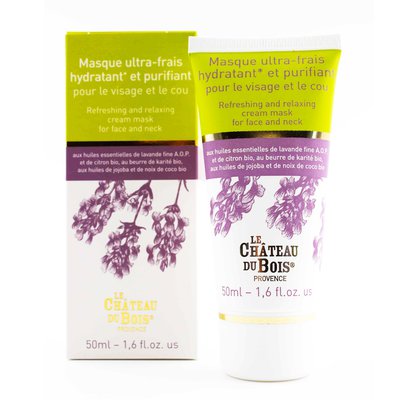 Masque Ultra-Frais Hydratant Et Purifiant Pour Le Visage Et Le Cou - Le Château du Bois Provence - Visage