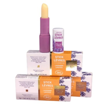 Lip stick with fine lavender - Le Château du Bois Provence - Face