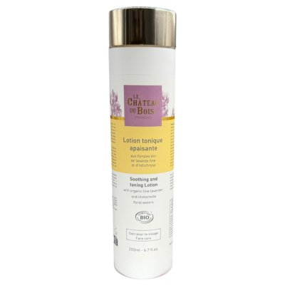 Lotion tonique apaisante aux eaux florales de Lavande fine & d’hélichryse - Le Château du Bois Provence - Visage