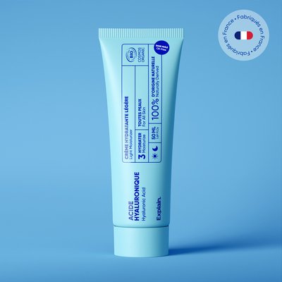 ACIDE HYALURONIQUE - Crème Hydratante Légère - EXPLAIN - Visage